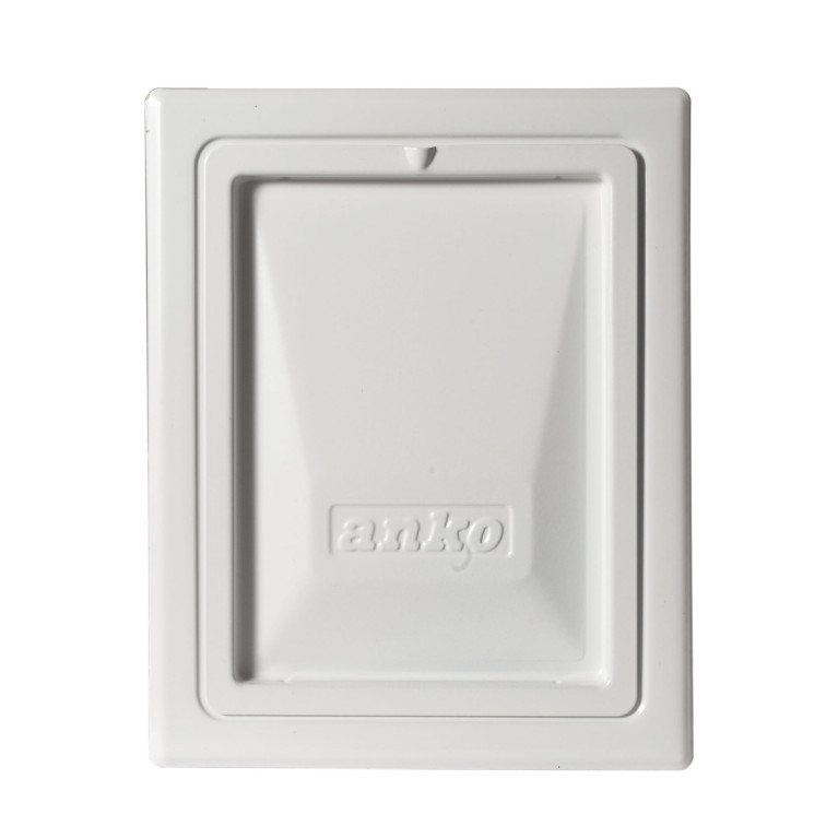 Chimney door 110x150mm white plasticized